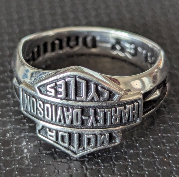 Harley-Davidson Silver Ring for Men - Picture 6 of 9